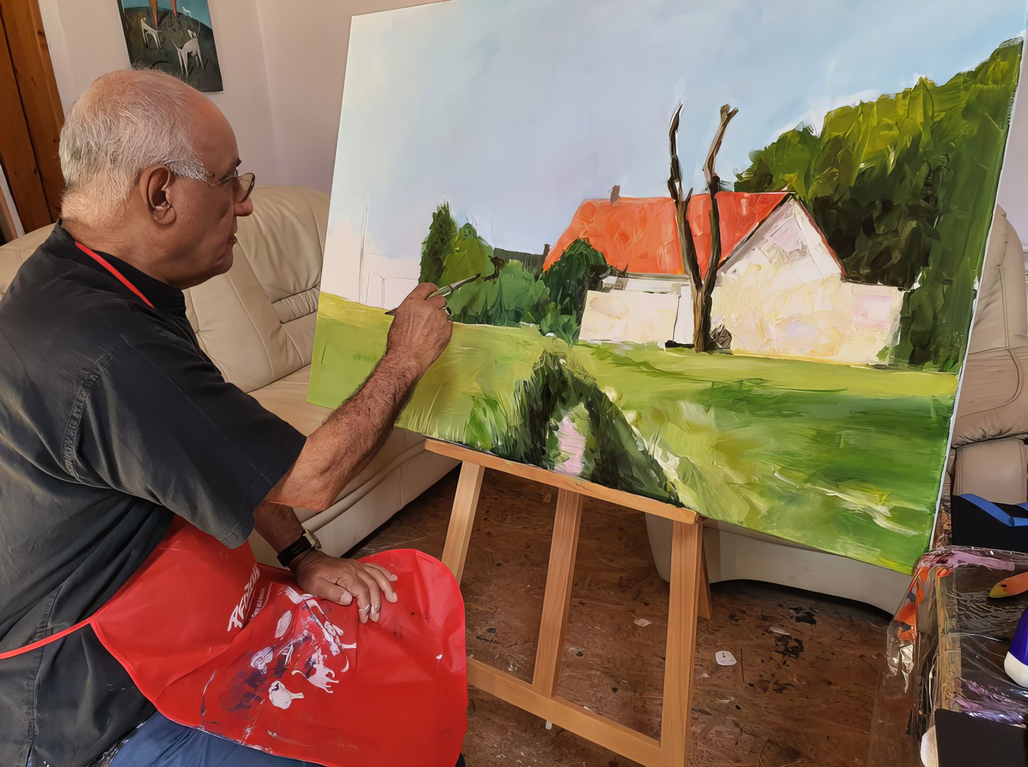 Painting at the Easel — Ludvig Symposium